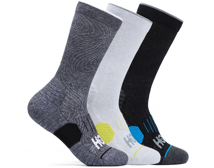 Носки высокие Hoka Crew Run Sock, 3 пары