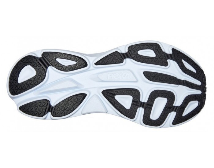 Hoka Bondi 8 Black White