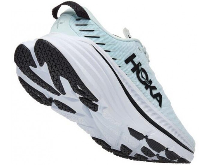 Hoka Bondi X Blue Glass Billowing Sail