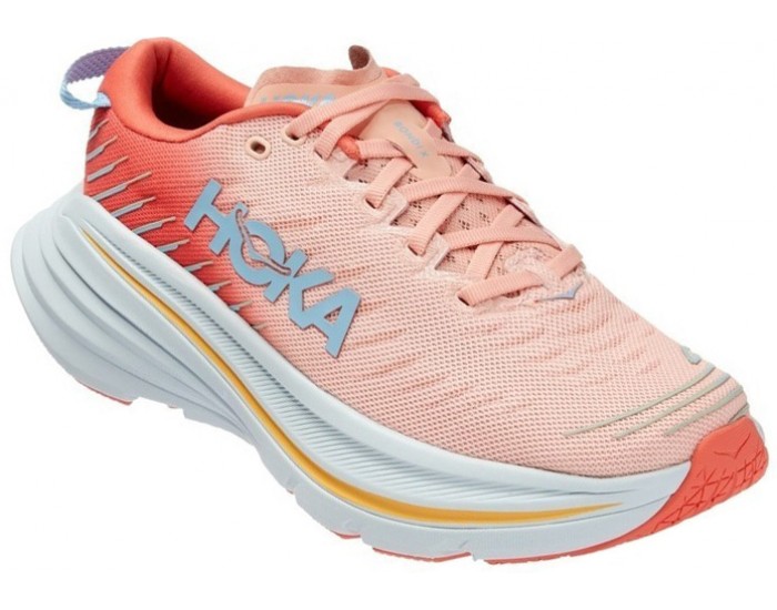 Hoka Bondi X Camellia Peach Parfait