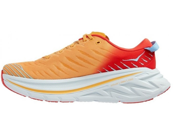 Hoka Bondi X Fiesta Amber Yellow