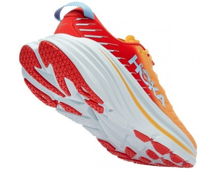 Hoka Bondi X Fiesta Amber Yellow