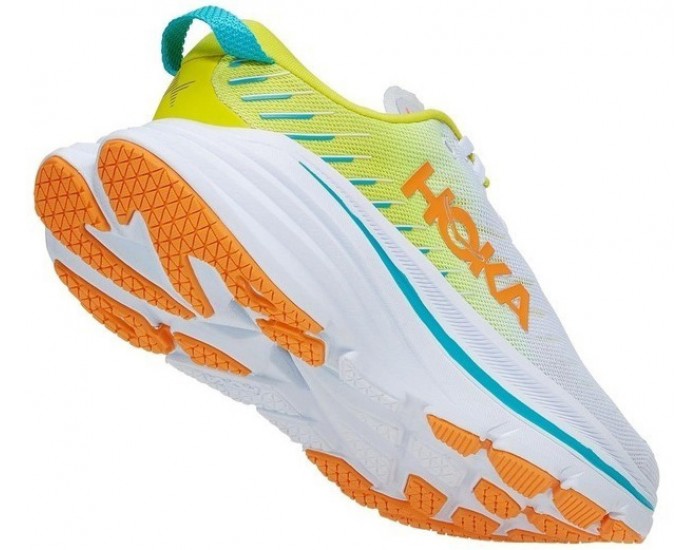 Hoka Bondi X White Evening Primrose