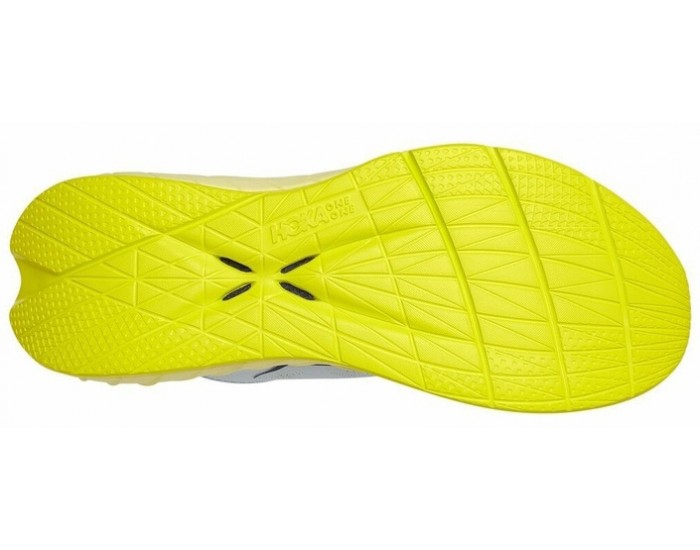 Hoka Carbon X2 Blue Flower Luminary Green