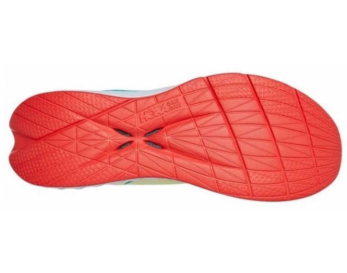 Hoka Carbon X2 Luminary Green Hot Coral