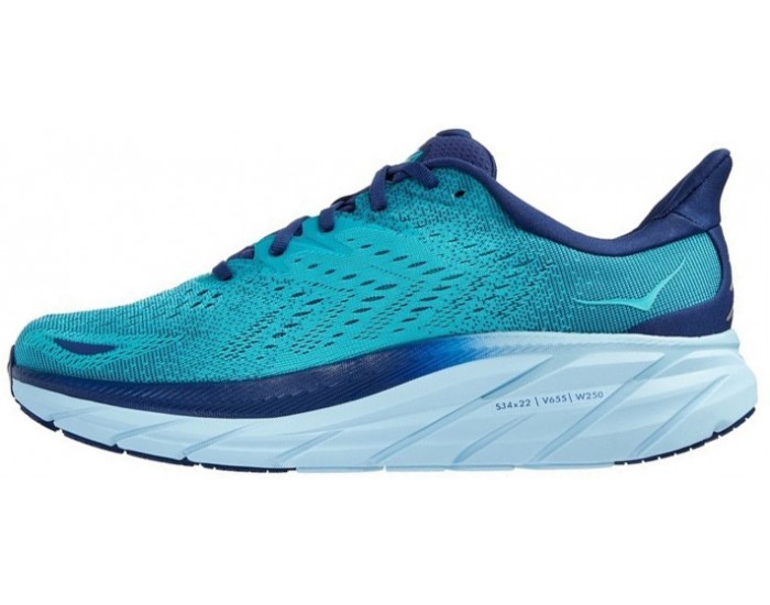 Hoka Clifton 8 Bellwether Blue Scuba Blue