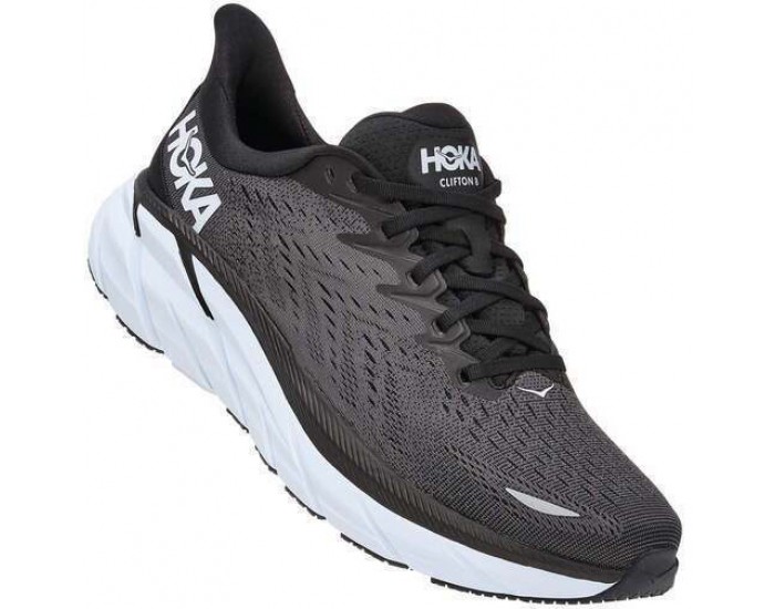 Hoka Clifton 8 Black White