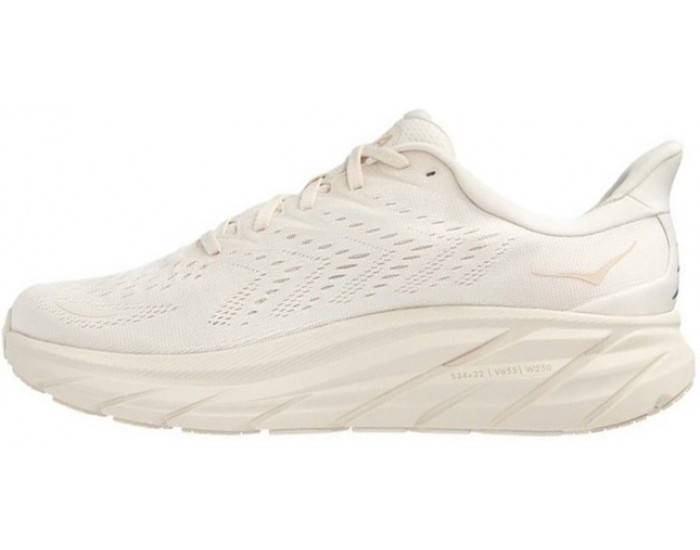 Hoka Clifton 8 Eggnog Shifting Sand