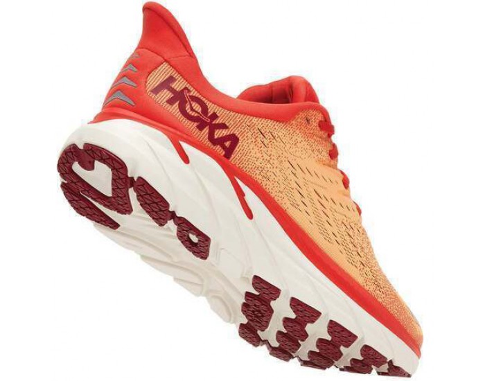 Hoka Clifton 8 Fiesta Blazing Orange