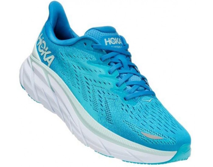 Hoka Clifton 8 Ibiza Blue Scuba Blue