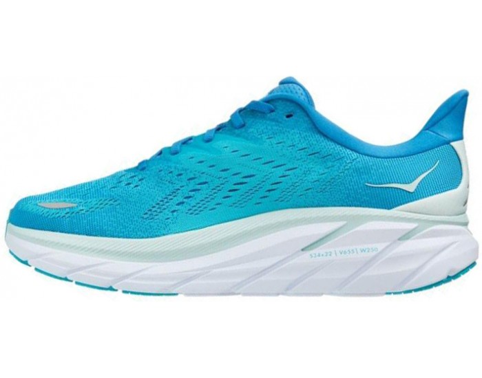 Hoka Clifton 8 Ibiza Blue Scuba Blue