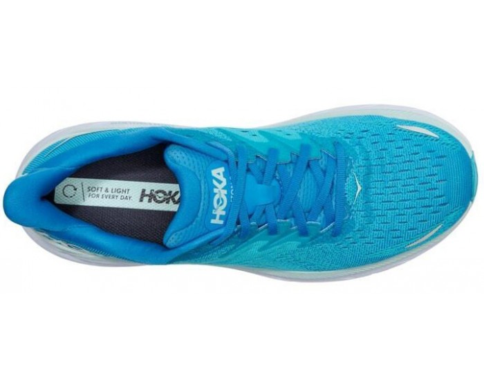 Hoka Clifton 8 Ibiza Blue Scuba Blue