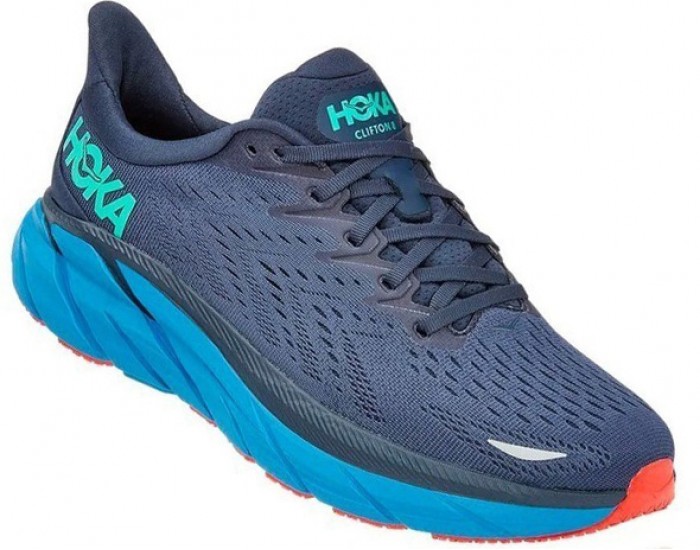 Hoka Clifton 8 Outer Space Vallarta Blue