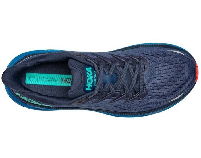 Hoka Clifton 8 Outer Space Vallarta Blue