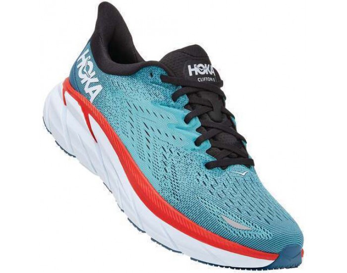 Hoka Clifton 8 Real Teal Aquarelle