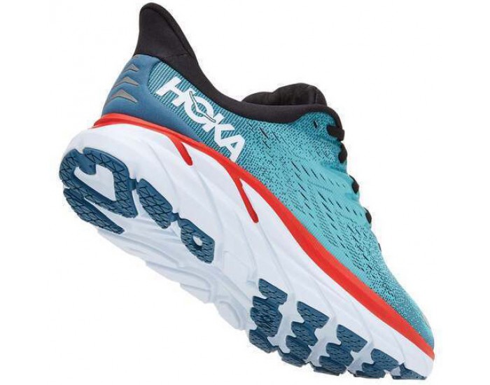 Hoka Clifton 8 Real Teal Aquarelle