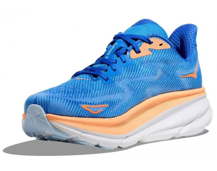 Hoka Clifton 9 Revolution Blue Orange White
