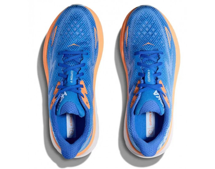 Hoka Clifton 9 Revolution Blue Orange White