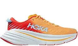 Hoka Bondi X Fiesta Amber Yellow