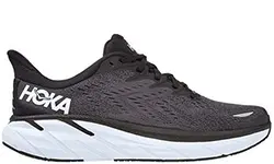 Hoka Clifton 8 Black White