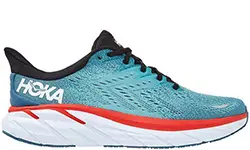 Hoka Clifton 8 Real Teal Aquarelle