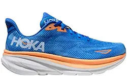 Hoka Clifton 9 Revolution Blue Orange White