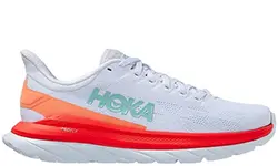 Hoka Mach 4 White Fiesta