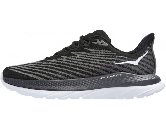 Hoka Mach 5 Black Castlerock