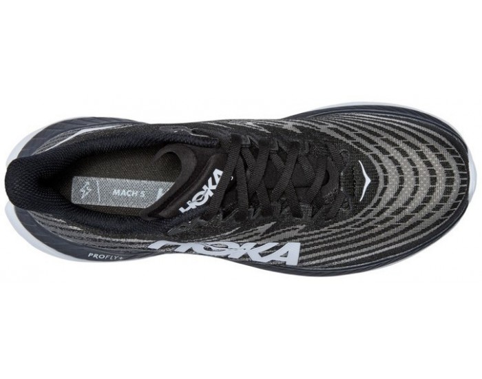 Hoka Mach 5 Black Castlerock