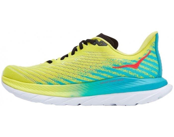 Hoka Mach 5 Evening Primrose Scuba Blue