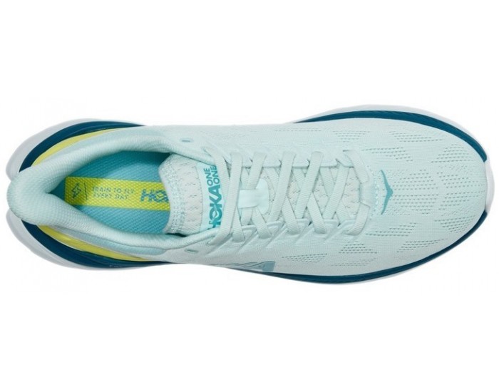 Hoka Mach 4 Blue Glass Evening Primrose