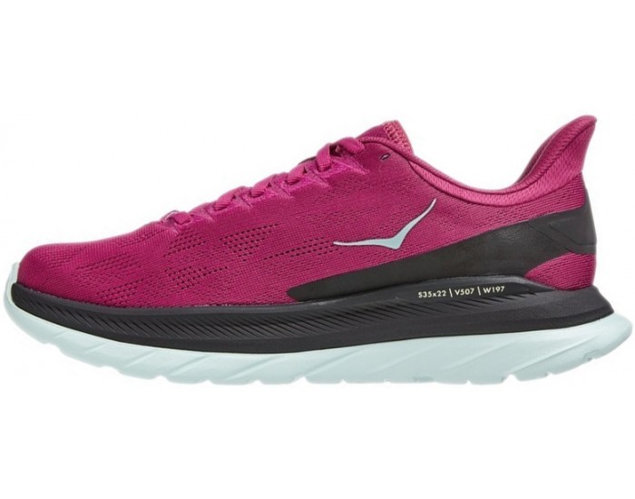 Hoka Mach 4 Festival Fuchsia Black