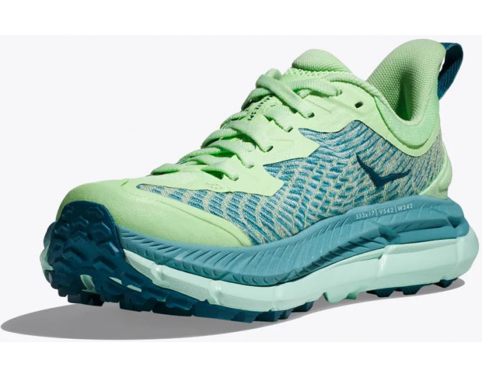 Hoka Mafate Speed 4 Lime Glow Ocean Mist