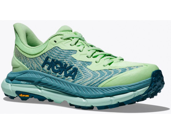 Hoka Mafate Speed 4 Lime Glow Ocean Mist