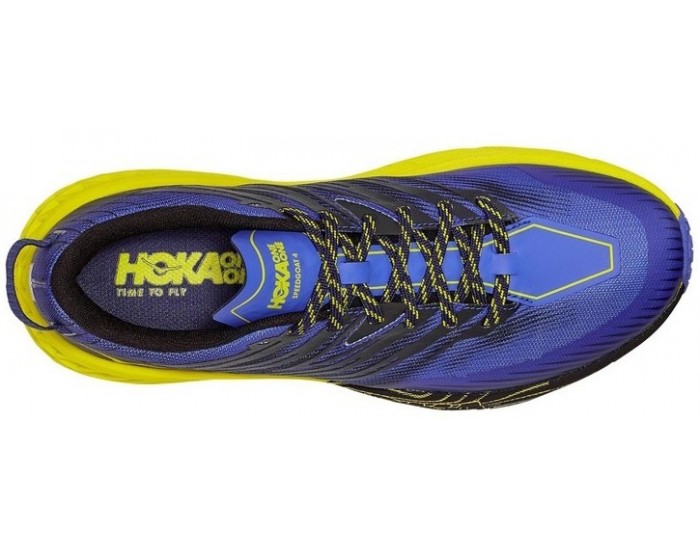 Hoka Speedgoat 4 Wide Black Iris Evening Primrose