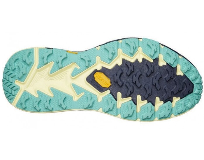 Hoka Speedgoat 4 Wide Provincial Blue Luminary Green